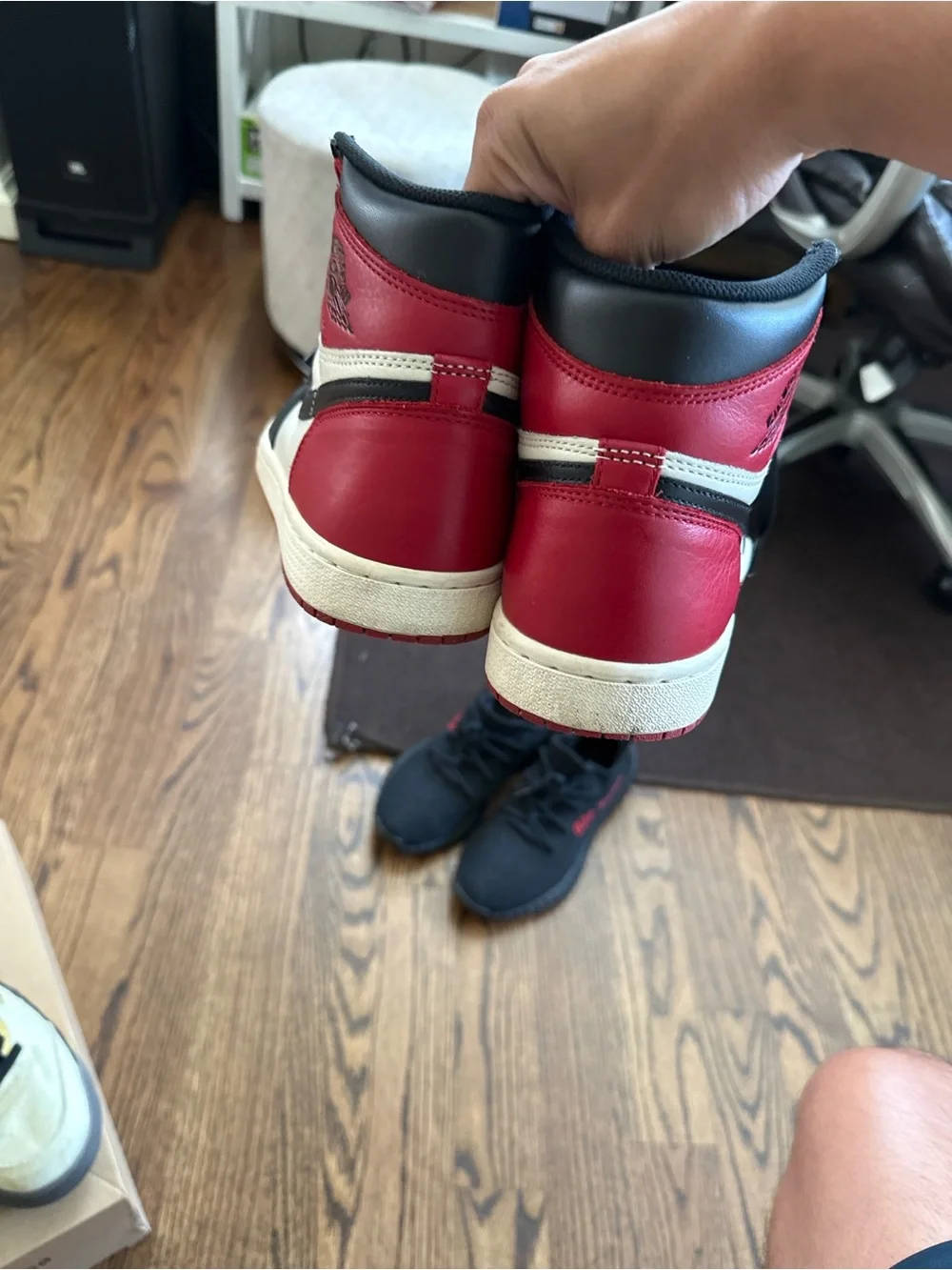 Jordan Air Jordan 1 High Black Red White Sneakers